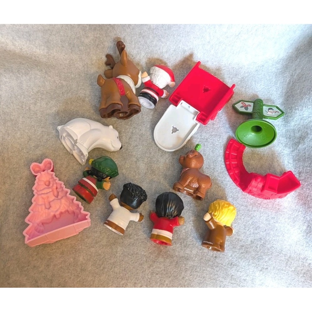 Little People Barbie Advent Calendar Replacement Parts Christmas Santa Reindeer - Picture 11 of 16